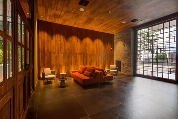 Interior entrance