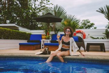 Rooftop pool