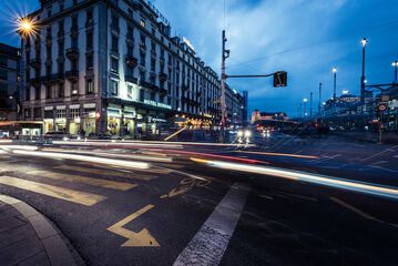 Front of property - evening/night