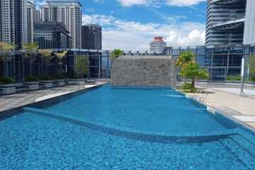 Rooftop pool