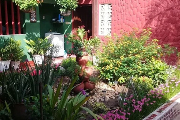outside