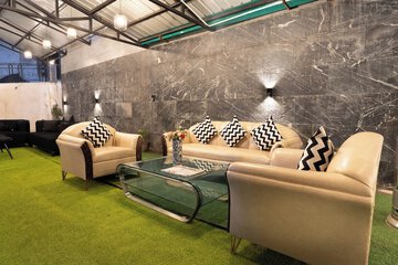 Lobby sitting area