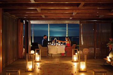 Couples dining