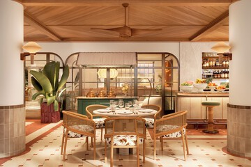 Breakfast area
