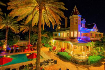 Front of property - evening/night