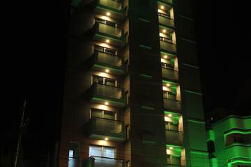Front of property - evening/night