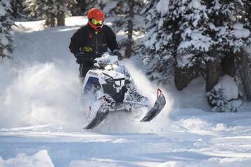 Snowmobiling