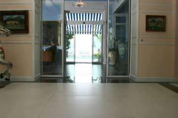 Interior entrance