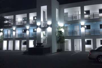 Front of property - evening/night