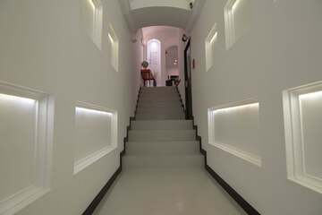 Interior entrance