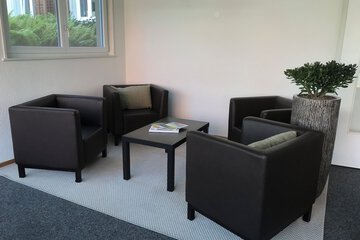 Lobby sitting area