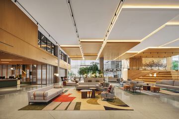 Lobby sitting area