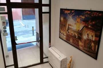Interior entrance