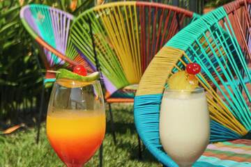 Poolside bar