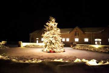 Front of property - evening/night