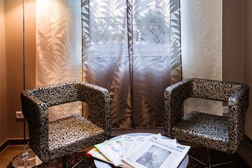 Lobby sitting area
