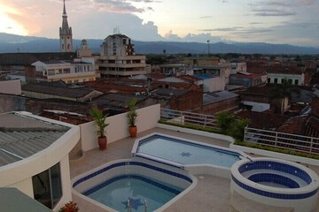 Rooftop pool