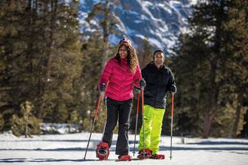Snowshoeing