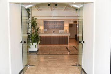 Interior entrance