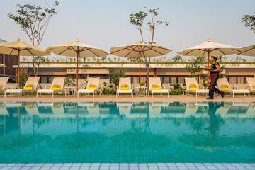 Rooftop pool