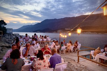 Outdoor wedding area
