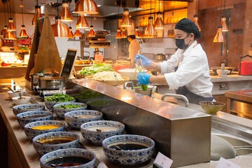 Breakfast buffet