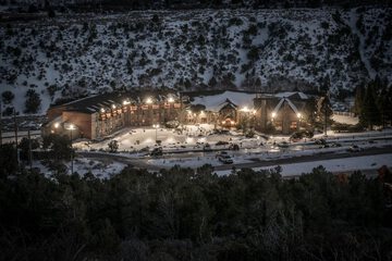 Front of property - evening/night