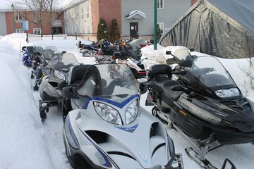 Snowmobiling