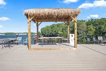 Outdoor wedding area