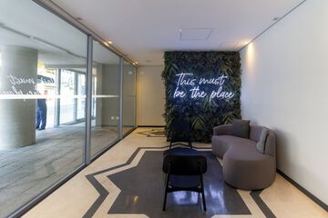 Interior entrance