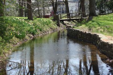 Outdoor banquet area