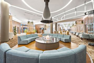 Lobby sitting area
