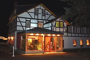 Front of property - evening/night