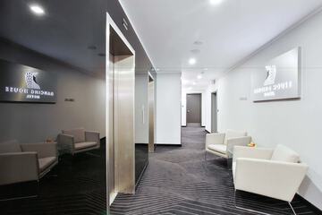 Interior entrance