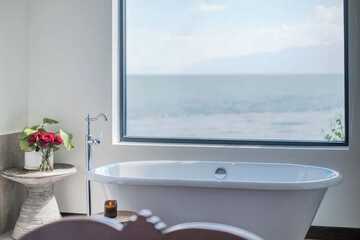 Private spa tub