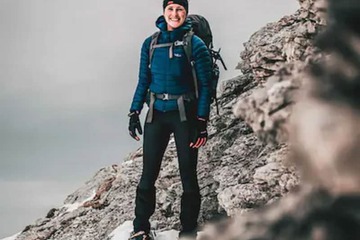 Outdoor rock climbing