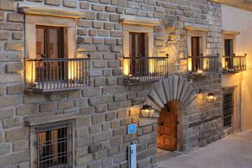 Front of property - evening/night