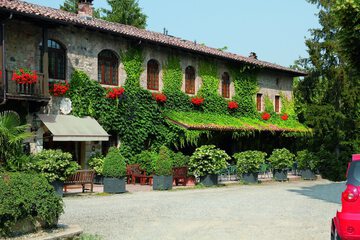 Outdoor wedding area