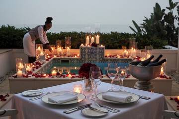 Couples dining