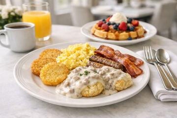 Breakfast buffet