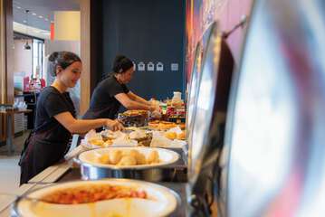 Breakfast buffet