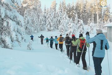 Snowshoeing