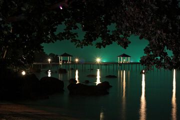 Front of property - evening/night