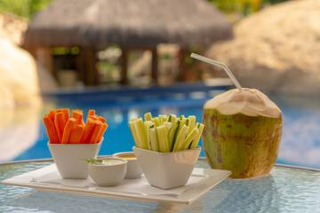 Poolside bar
