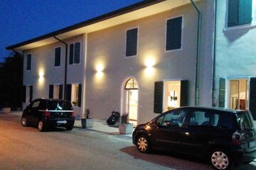 Front of property - evening/night