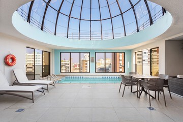 Rooftop pool