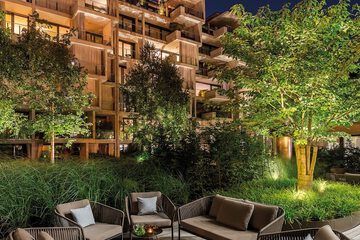 Front of property - evening/night