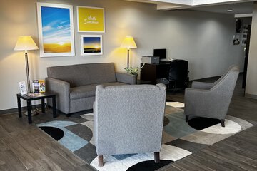 Lobby sitting area
