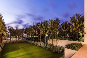 Outdoor wedding area