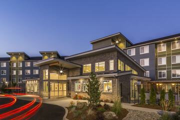 Front of property - evening/night